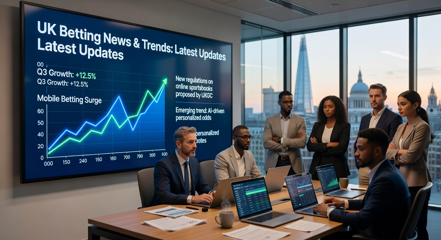A vibrant scene of British horseracing with horses thundering down the track under a clear sky, crowds cheering from the stands