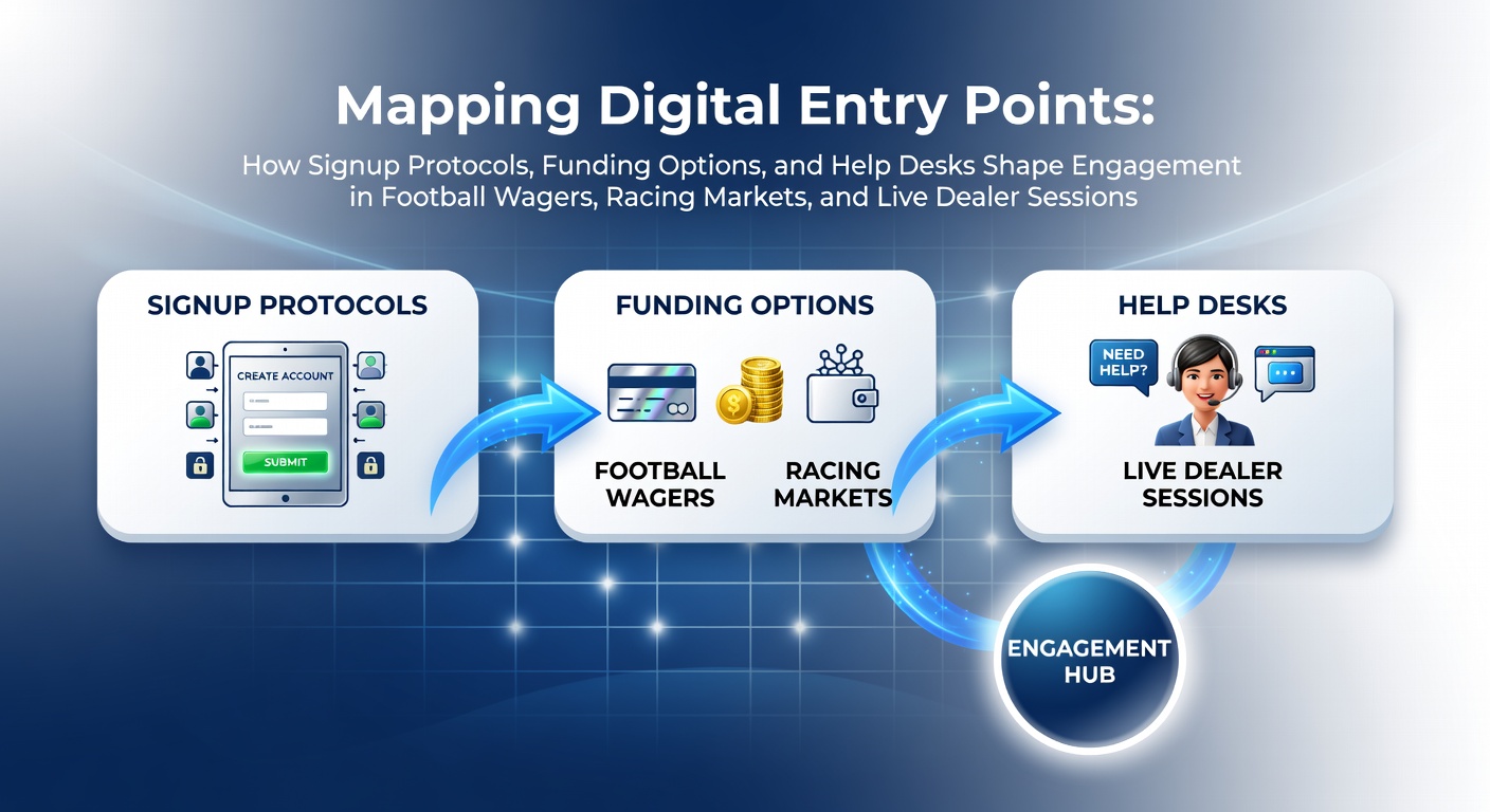 Digital interface showing signup flow for sports betting platforms