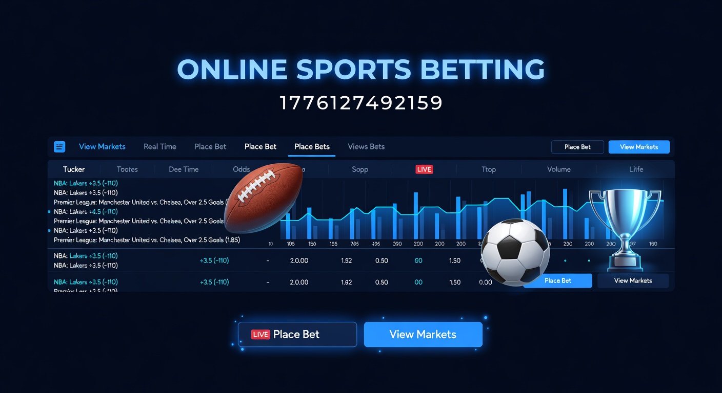 Digital screen displaying live sports odds and betting interfaces during a major soccer match, highlighting the thrill of real-time wagering