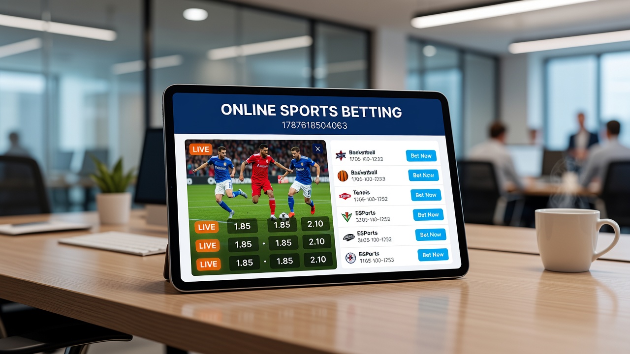 Mobile betting interface displaying live soccer odds and quick deposit options