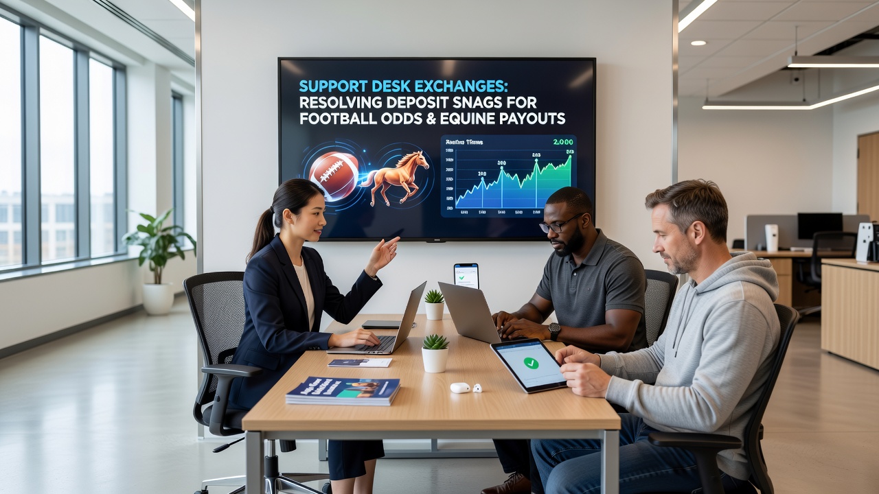 Support desk team assisting users with deposit issues during mobile betting app onboarding